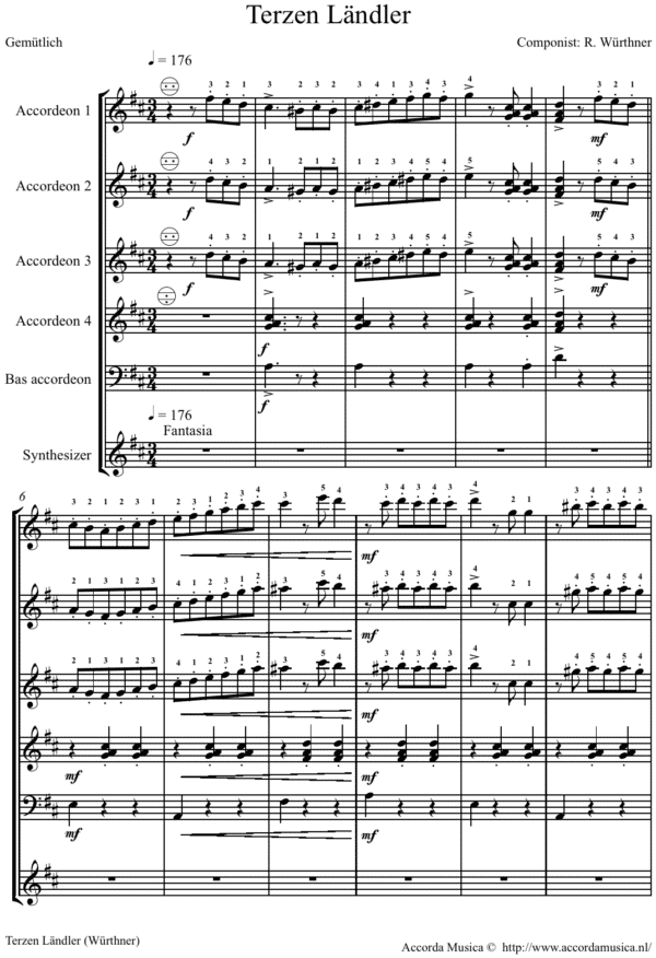Terzen Ländler (Würthner) - Afbeelding 2