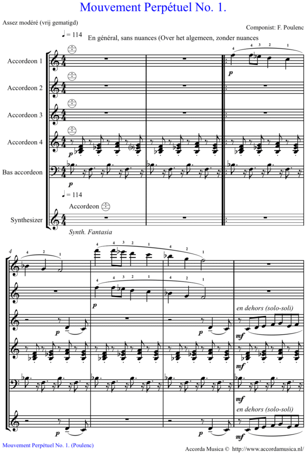 Mouvement Perpétuel No. 1. - Afbeelding 2