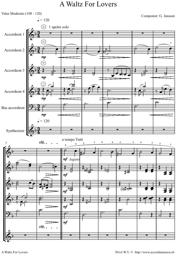 A Waltz For Lovers - Afbeelding 2
