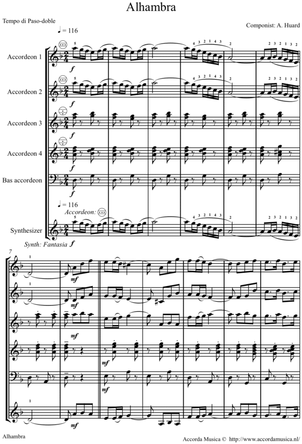 Alhambra (Paso Doble) - Afbeelding 2